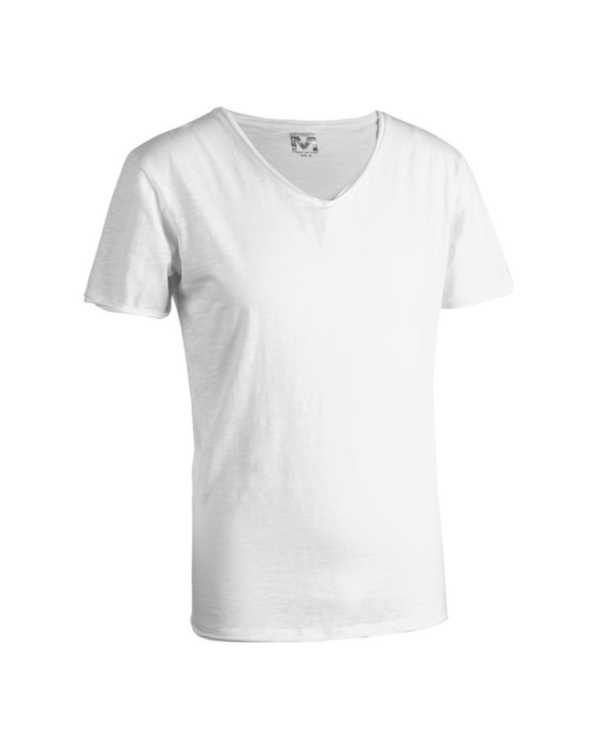 T-Shirt pixel V bianca E0449BI - immagine 2